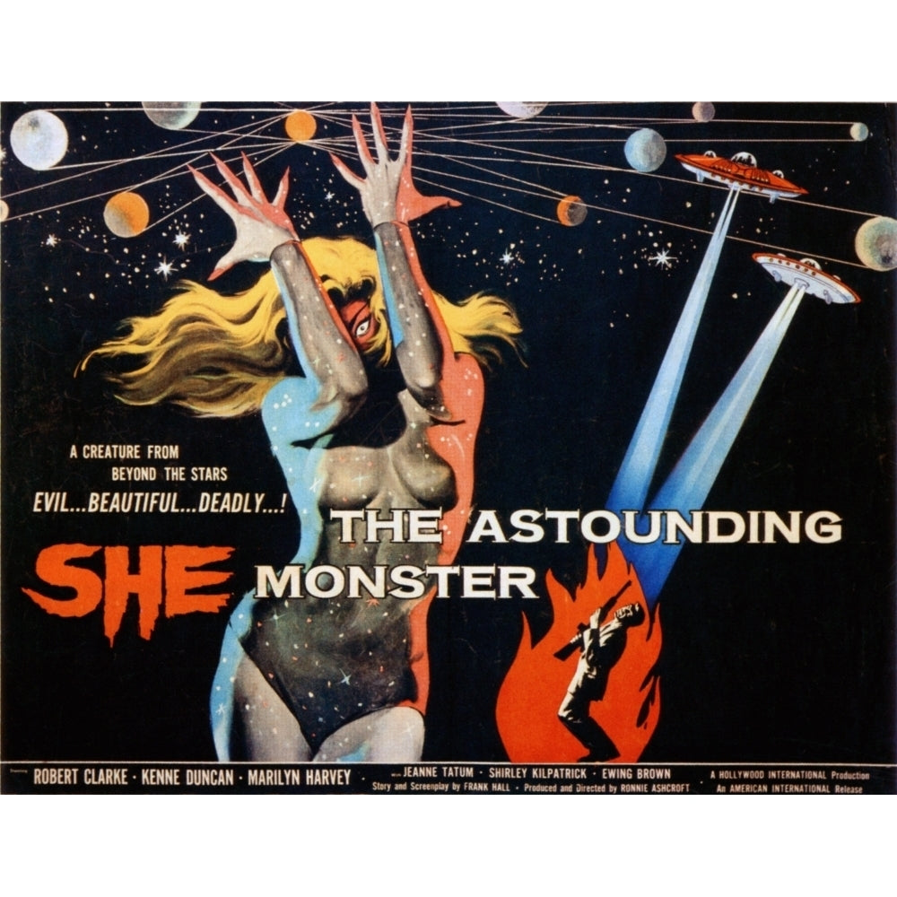 The Astounding She-Monster Shirley Kilpatrick 1958 Movie Poster Masterprint Image 2