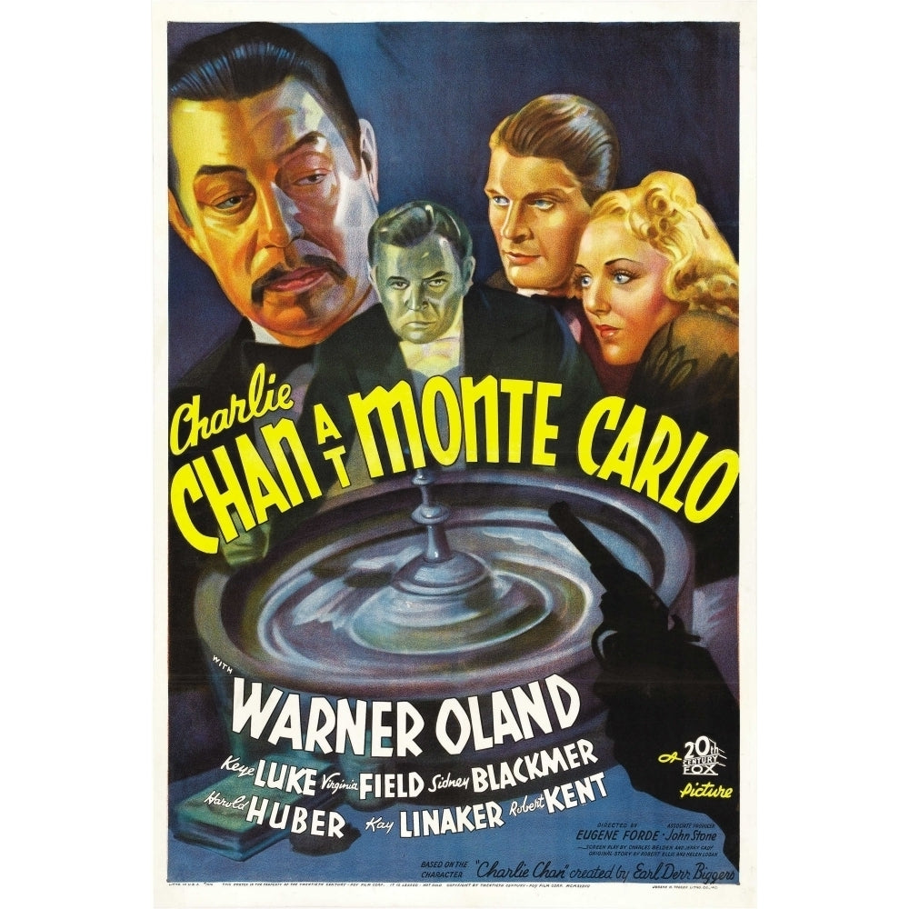 Charlie Chan At Monte Carlo Movie Poster Masterprint Image 2