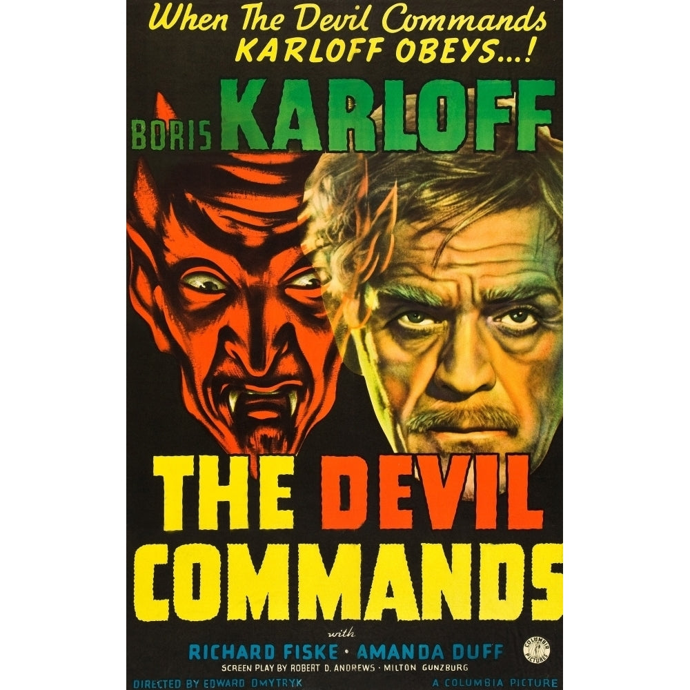 The Devil Commands Boris Karloff 1941 Movie Poster Masterprint Image 2