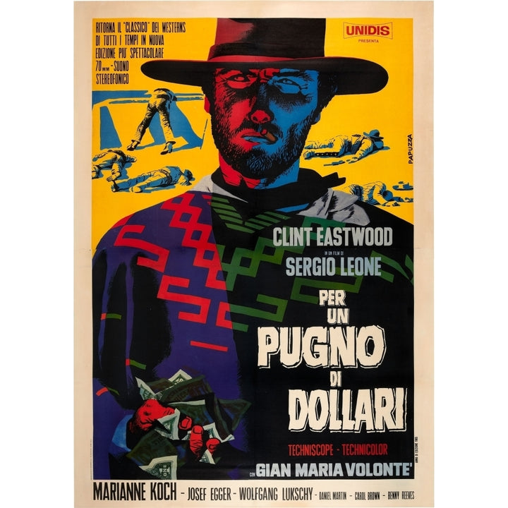 A Fistful Of Dollars Clint Eastwood 1964 Movie Poster Masterprint Image 1