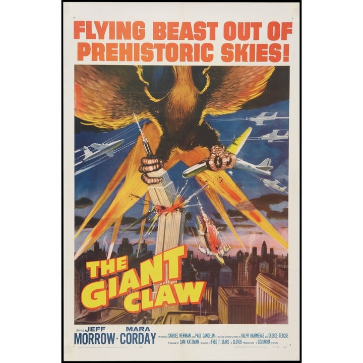 The Giant Claw Poster 1957 Movie Poster Masterprint Image 1