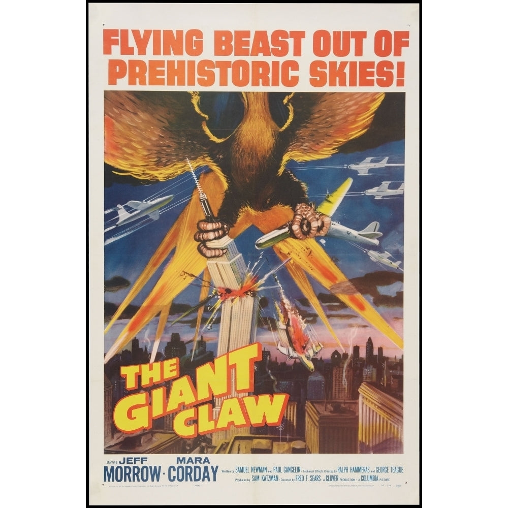 The Giant Claw Poster 1957 Movie Poster Masterprint Image 2