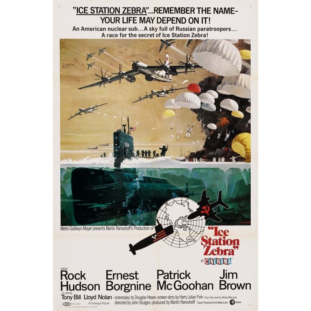 Ice Station Zebra Us Poster 1968 Movie Poster Masterprint Image 2