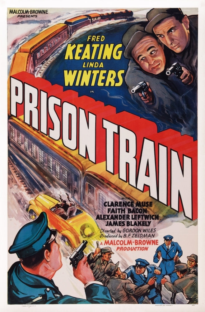 Prison Train Us Poster Art Fred Keating 1938 Movie Poster Masterprint Image 1