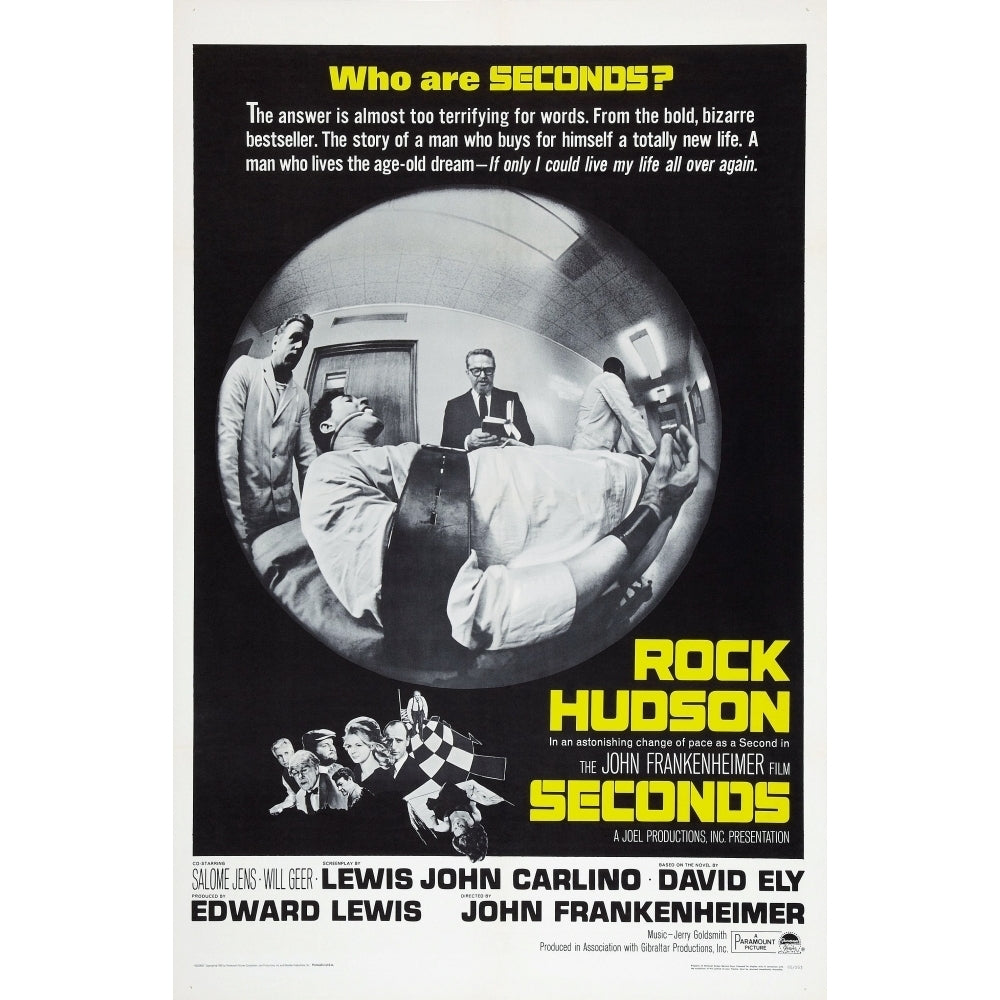 Seconds Us Poster Rock Hudson 1966 Movie Poster Masterprint Image 2