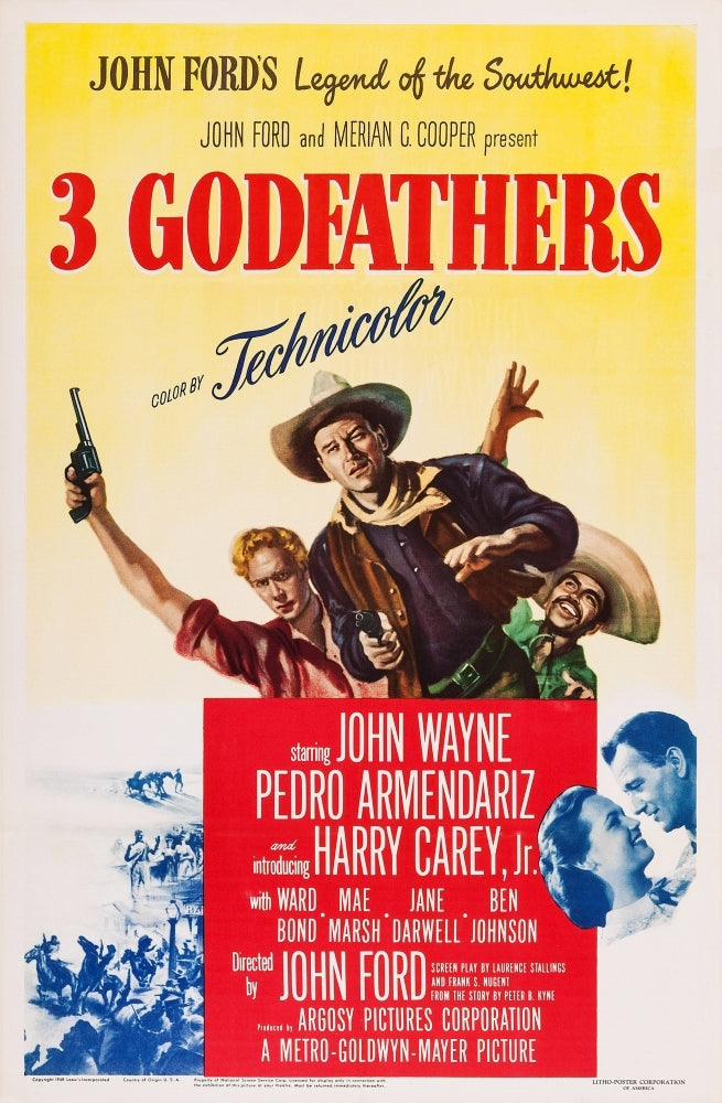 3 Godfathers U Movie Poster Masterprint Image 1