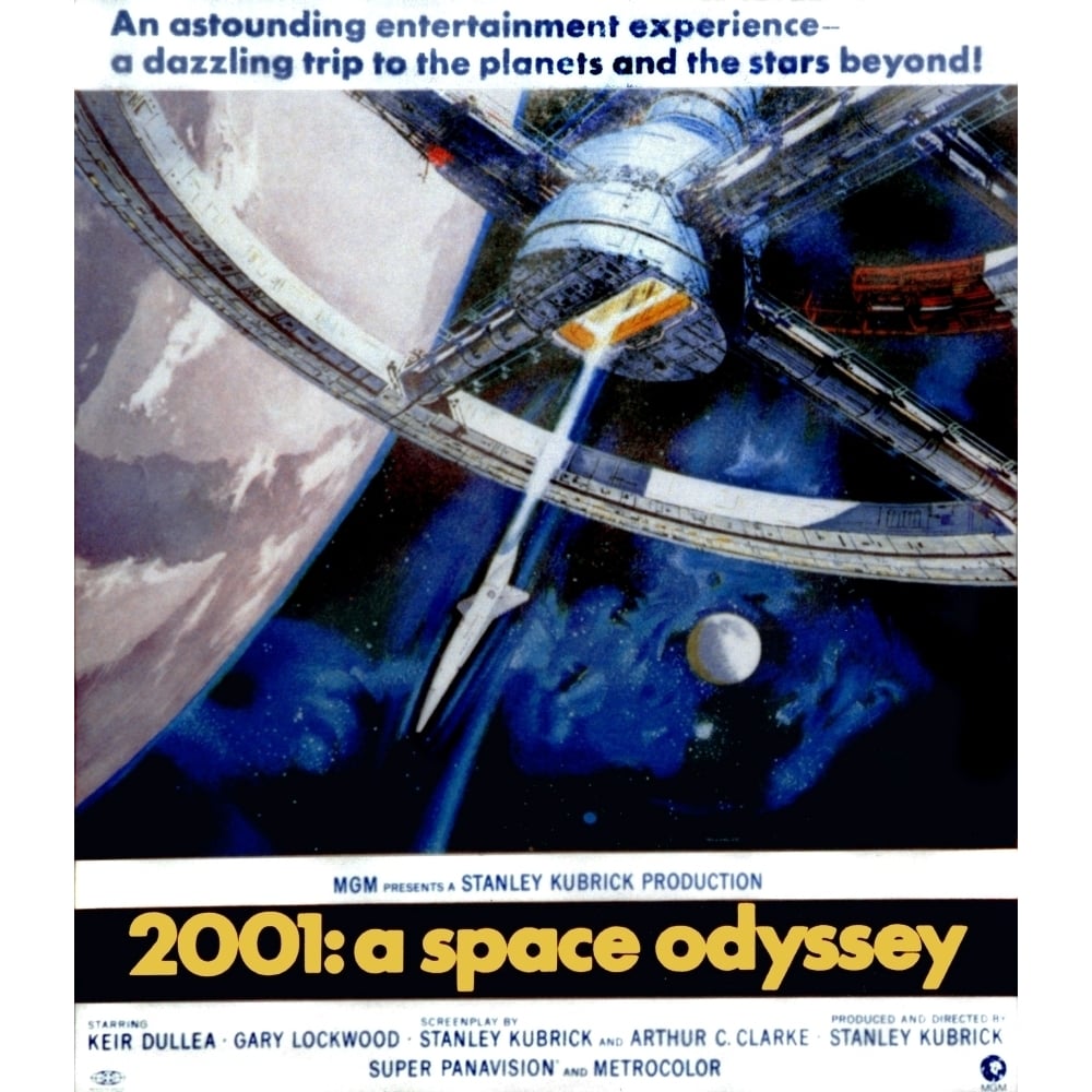 2001: A Space Odyssey 1968 Movie Poster Masterprint Image 1