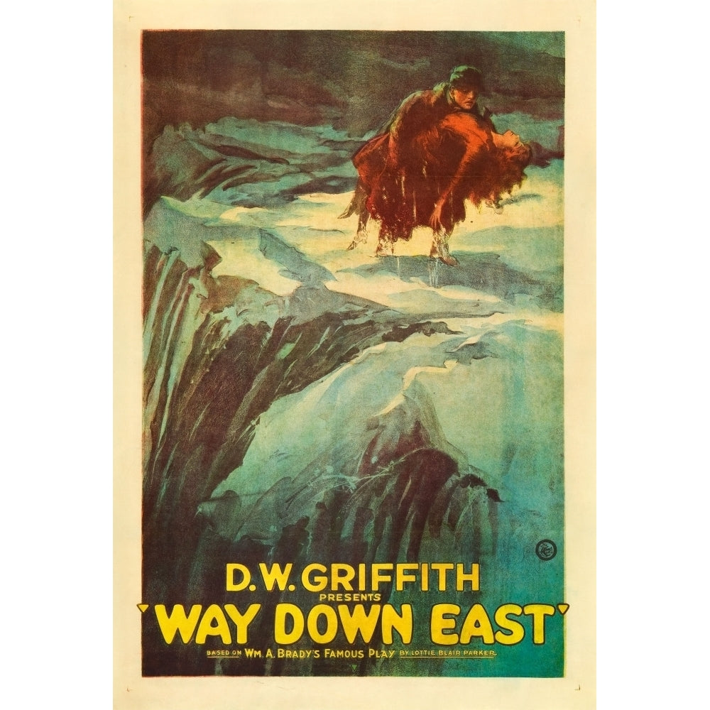 Way Down East Richard Barthelmess Lillian Gish 1920 Movie Poster Masterprint Image 2