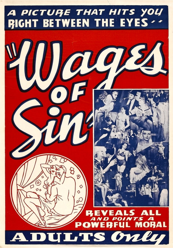 The Wages Of Sin 1938. Movie Poster Masterprint Image 1