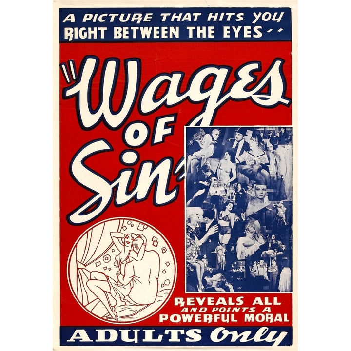 The Wages Of Sin 1938. Movie Poster Masterprint Image 2