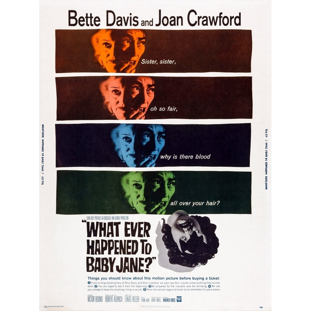 What Ever Happened To Baby Jane? U Movie Poster Masterprint Image 2