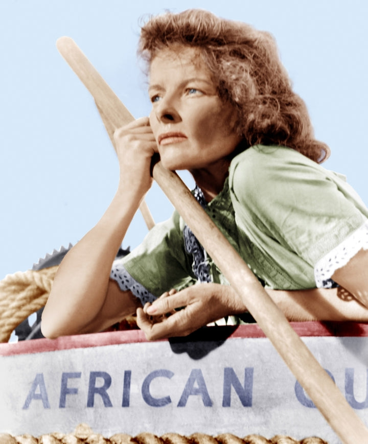 The African Queen Katharine Hepburn 1951 Photo Print Image 1