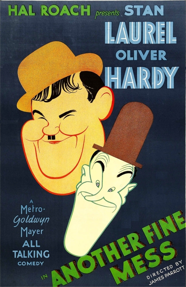 Another Fine Mess Oliver Hardy Stan Laurel [Laurel And Hardy] 1930 Movie Poster Masterprint Image 1