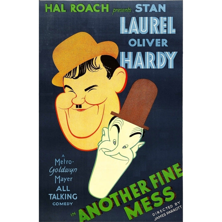 Another Fine Mess Oliver Hardy Stan Laurel [Laurel And Hardy] 1930 Movie Poster Masterprint Image 2