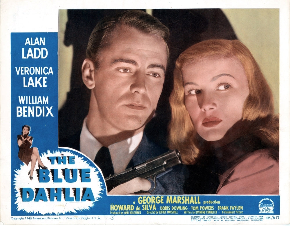 The Blue Dahlia Poster Alan Ladd Veronica Lake 1946 Movie Poster Masterprint Image 1