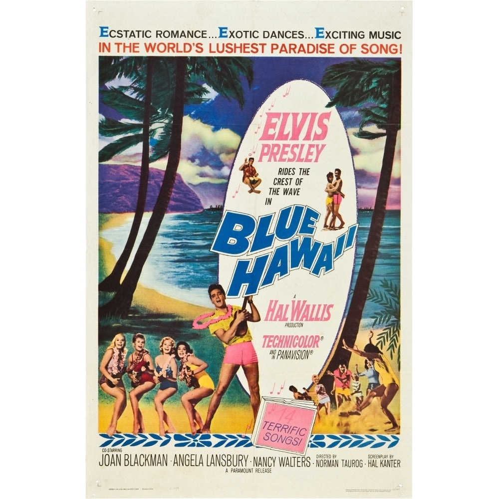 Blue Hawaii Elvis Presley 1961 Movie Poster Masterprint Image 1