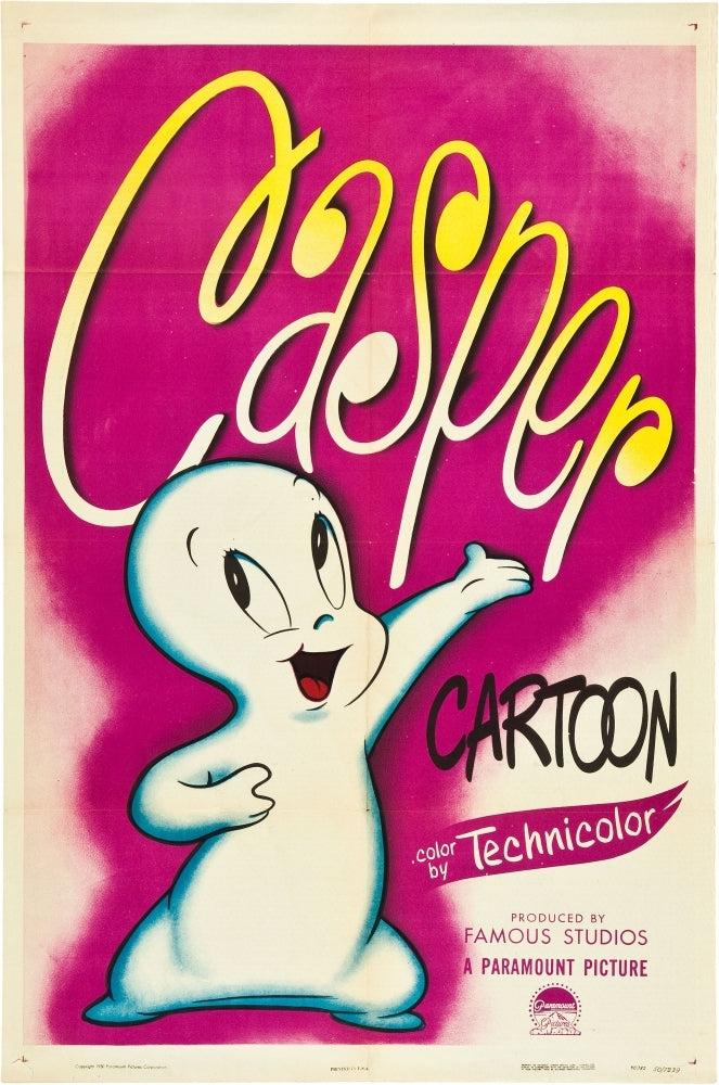 Casper The Friendly Ghost 1945. Movie Poster Masterprint Image 1