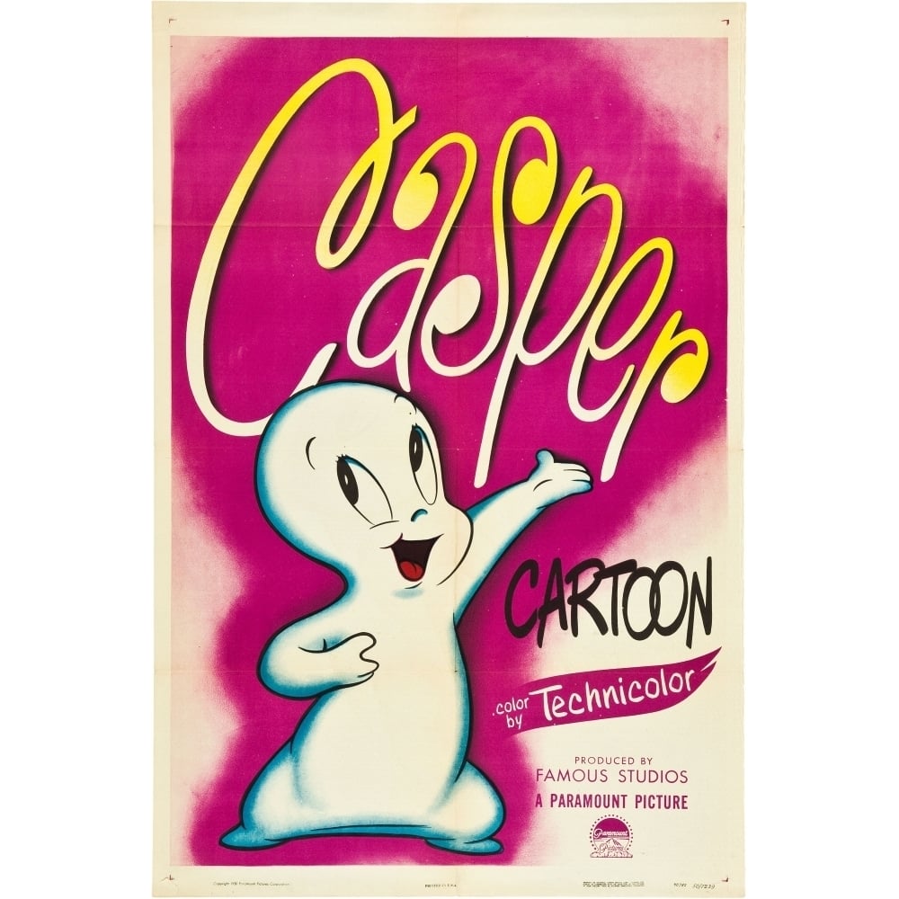 Casper The Friendly Ghost 1945. Movie Poster Masterprint Image 1