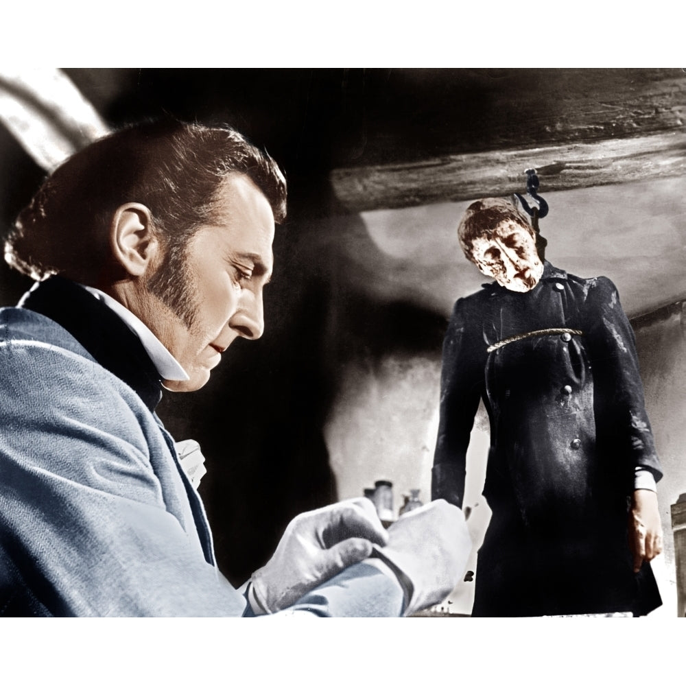 The Curse Of Frankenstein From Left: Peter Cushing Christopher Lee 1957 Photo Print Image 2