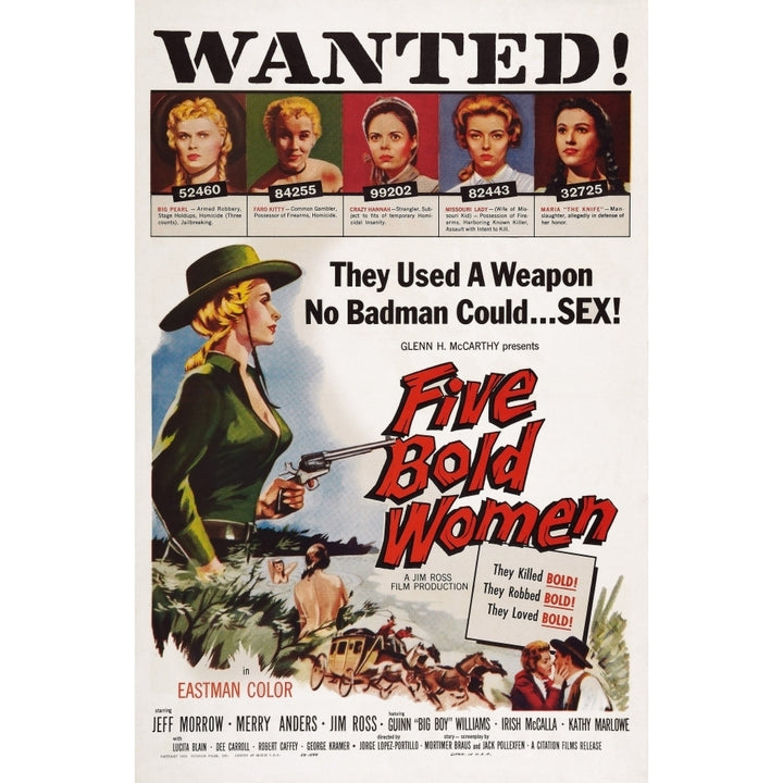 Five Bold Women U Movie Poster Masterprint Image 1