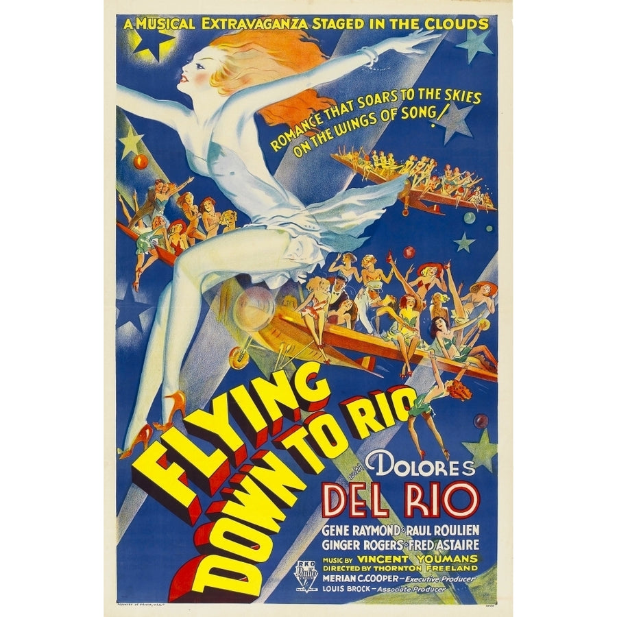 Flying Down To Rio 1933 Movie Poster Masterprint Image 1