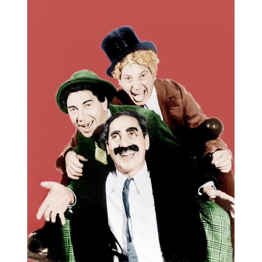 Horse Feathers From Left: Groucho Marx Chico Marx Harpo Marx 1932 Photo Print Image 1