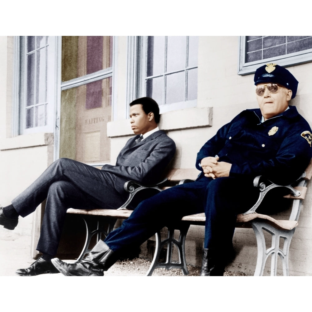 In The Heat Of The Night From Left: Sidney Poitier Rod Steiger 1967 Photo Print Image 2