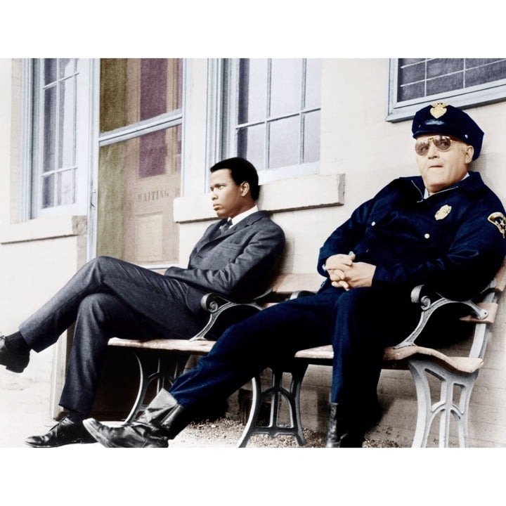 In The Heat Of The Night From Left: Sidney Poitier Rod Steiger 1967 Photo Print Image 1