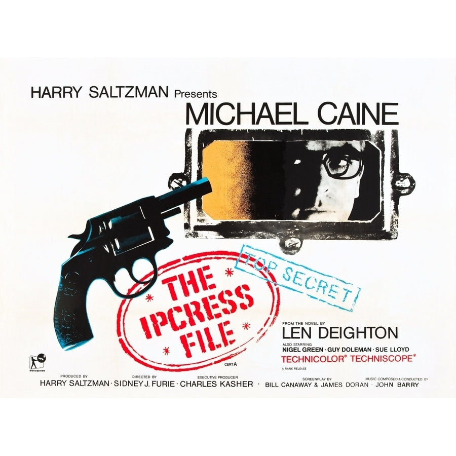 The Ipcress File Michael Caine 1965 Movie Poster Masterprint Image 1