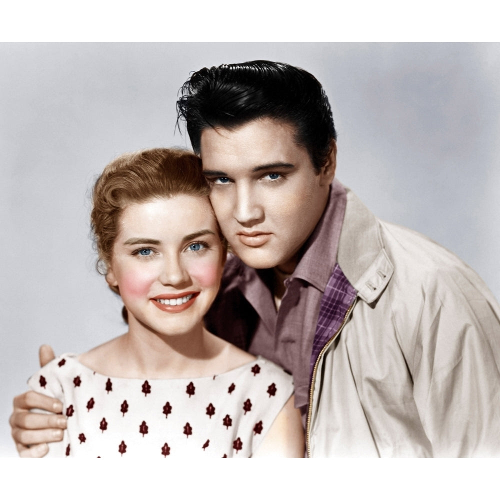 King Creole From Left: Dolores Hart Elvis Presley 1958 Photo Print Image 2