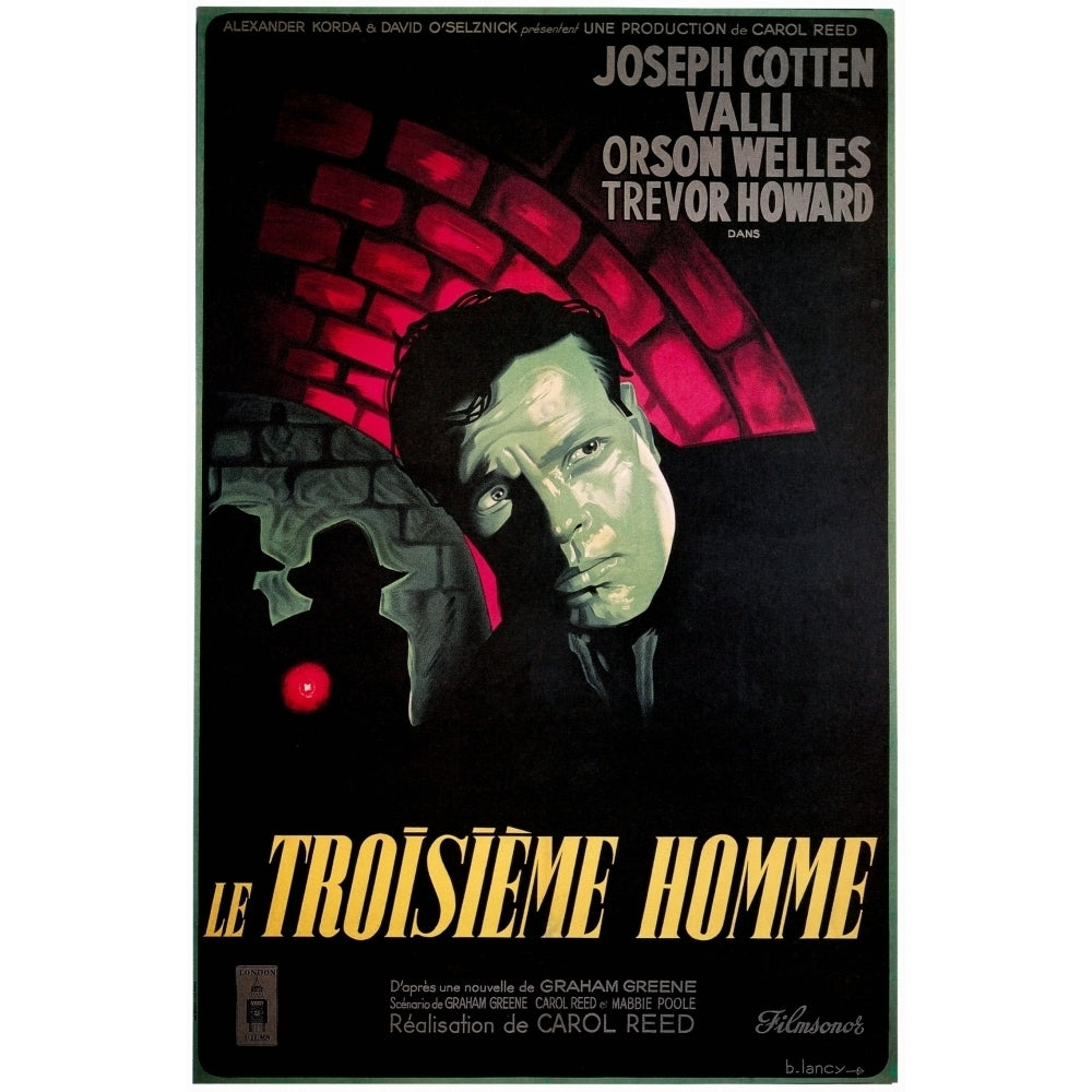 Le Troisieme Homme Movie Poster Masterprint Image 1