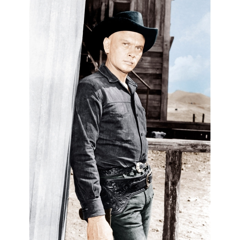 The Magnificent Seven Yul Brynner 1960 Photo Print Image 2