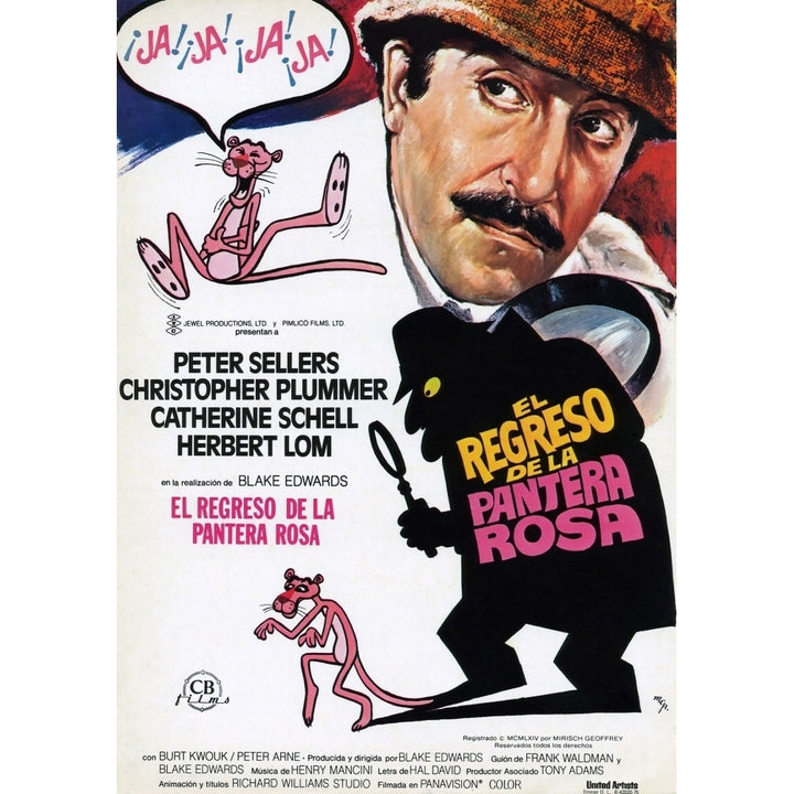 The Return Of The Pink Panther Peter Sellers 1975 Movie Poster Masterprint Image 2