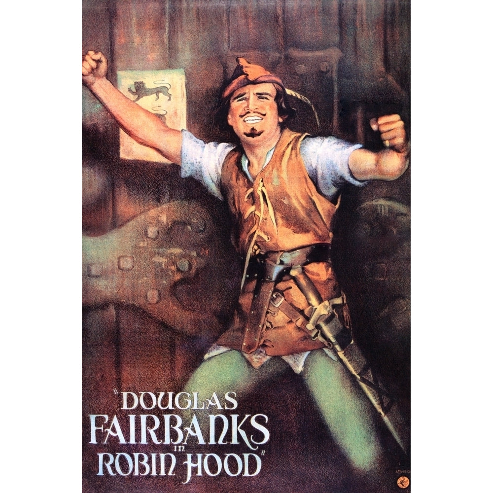 Robin Hood Douglas Fairbanks Sr. 1922 Movie Poster Masterprint Image 1