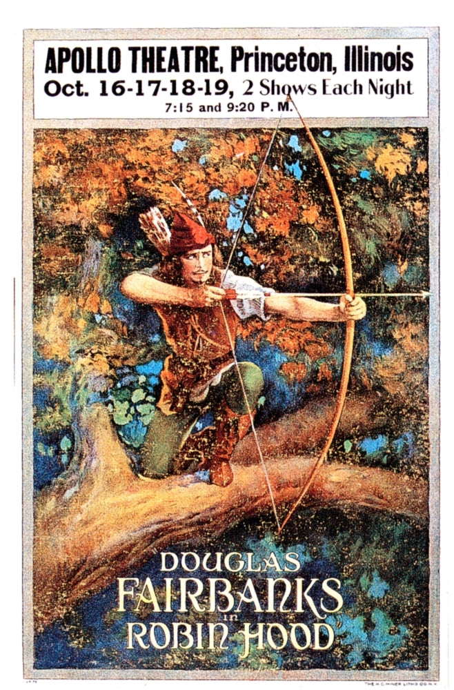 Robin Hood Douglas Fairbanks Sr. 1922 Movie Poster Masterprint Image 1