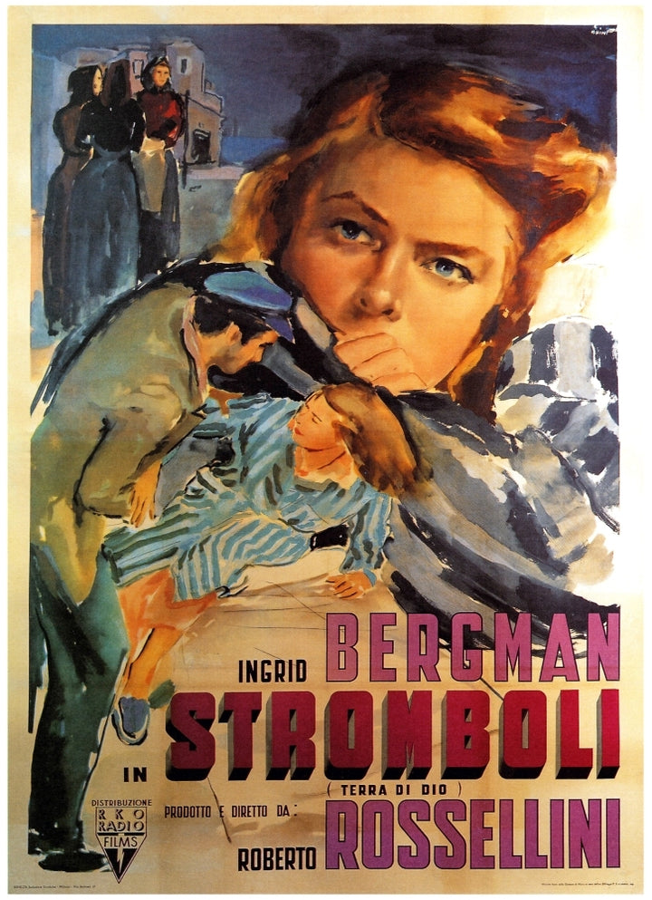 Stromboli Ingrid Bergman 1950 Movie Poster Masterprint Image 1