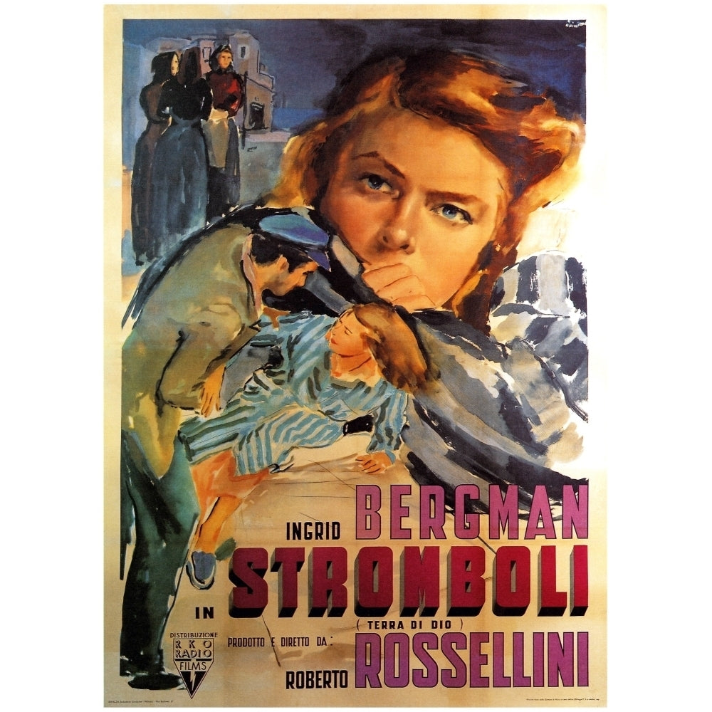 Stromboli Ingrid Bergman 1950 Movie Poster Masterprint Image 2