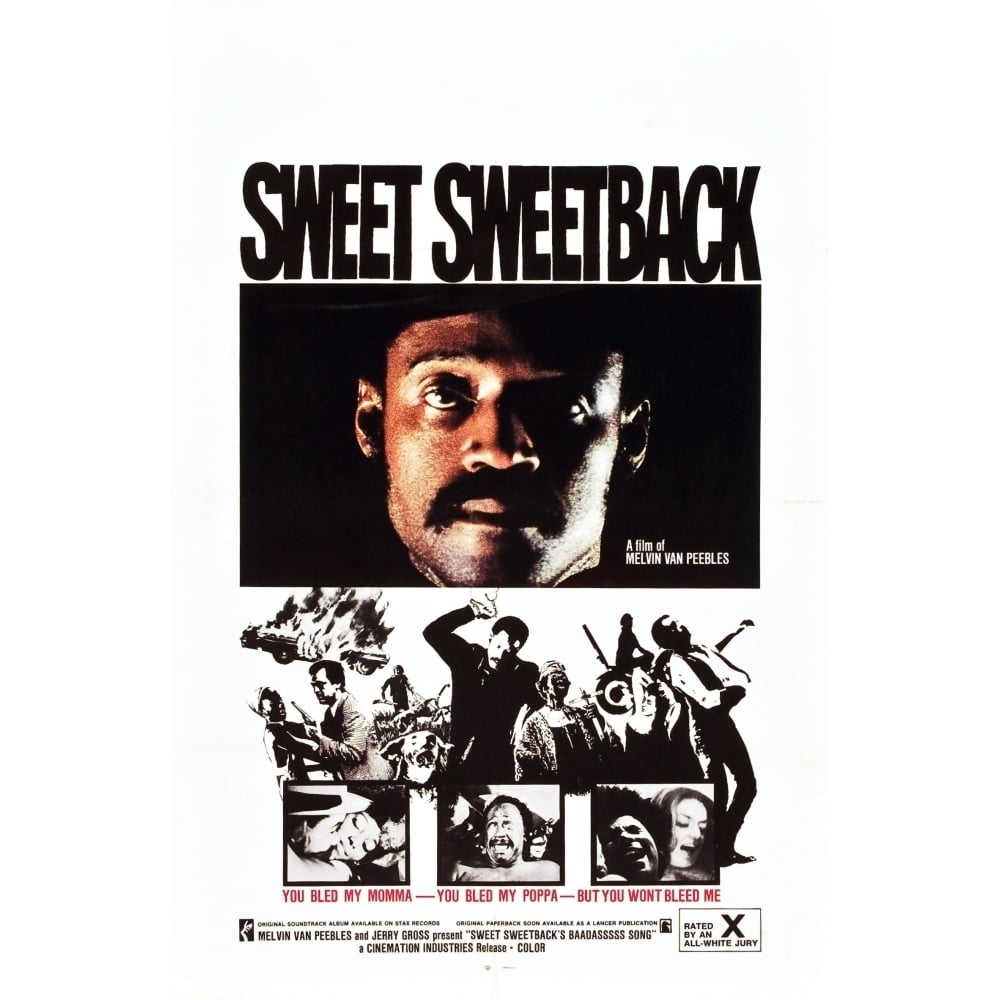 Sweet Sweetback Us Poster Melvin Van Peebles 1971 Movie Poster Masterprint Image 1