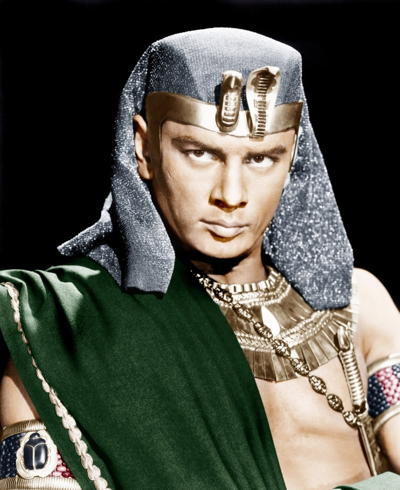 The Ten Commandments Yul Brynner 1956 Photo Print Image 1