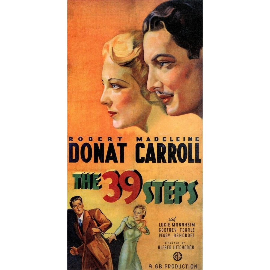 The 39 Steps Movie Poster Masterprint Image 1