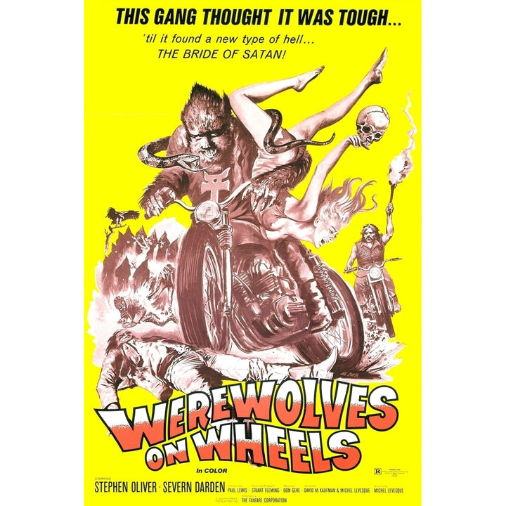 Werewolves On Wheels Poster 1971 Movie Poster Masterprint Image 2