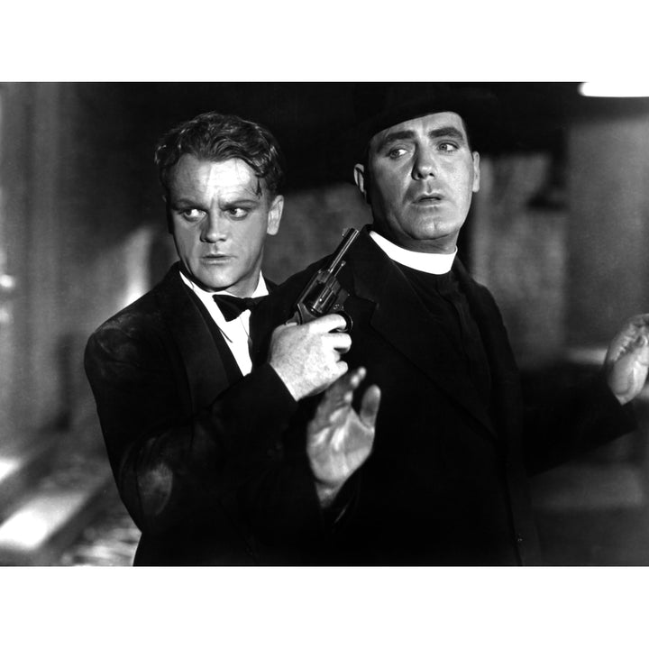 Angels With Dirty Faces James Cagney Pat OBrien 1938 Held At Gunpoint Photo Print Image 1