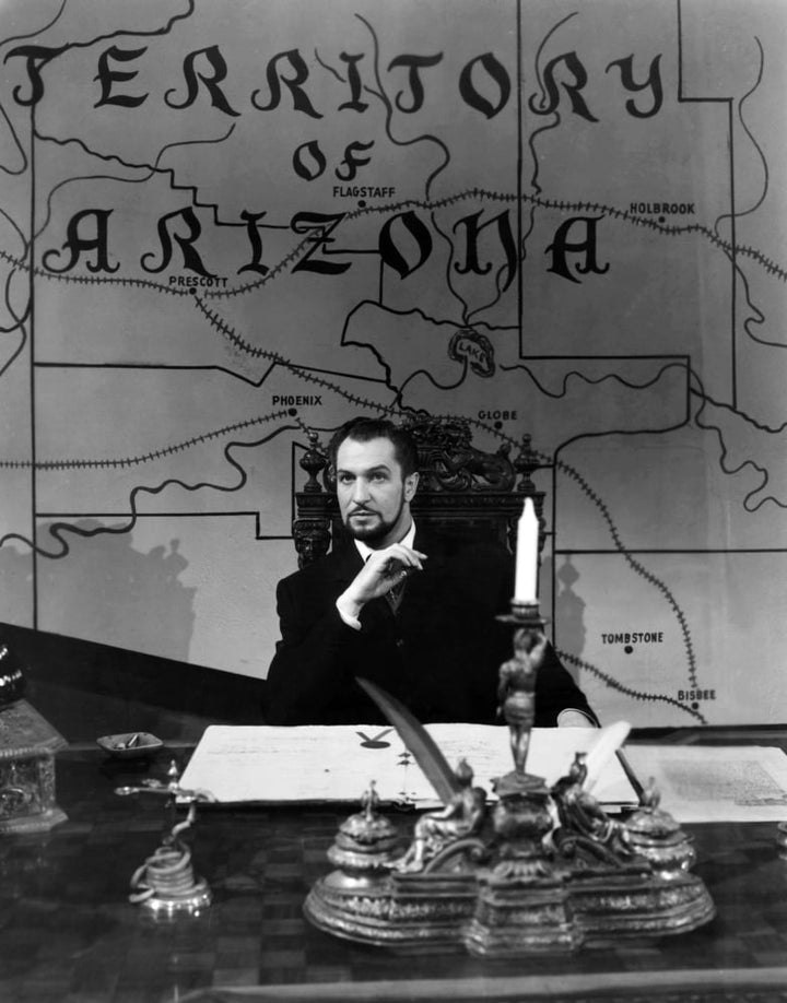 The Baron Of Arizona Vincent Price 1950 Movie Poster Masterprint Image 1