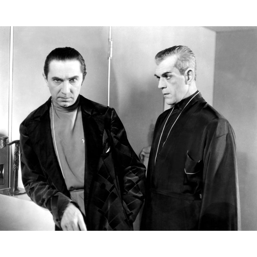 The Black Cat Bela Lugosi Boris Karloff 1934 Photo Print Image 1