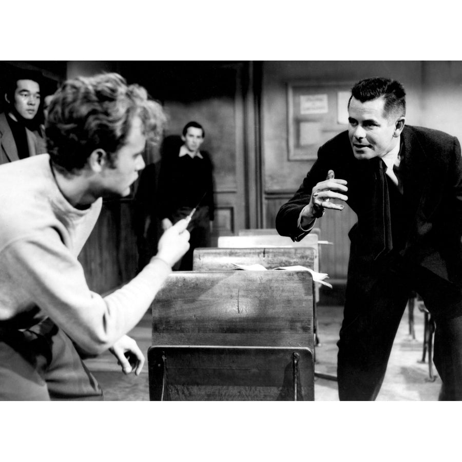 Blackboard Jungle Vic Morrow Glenn Ford 1955 Photo Print Image 1