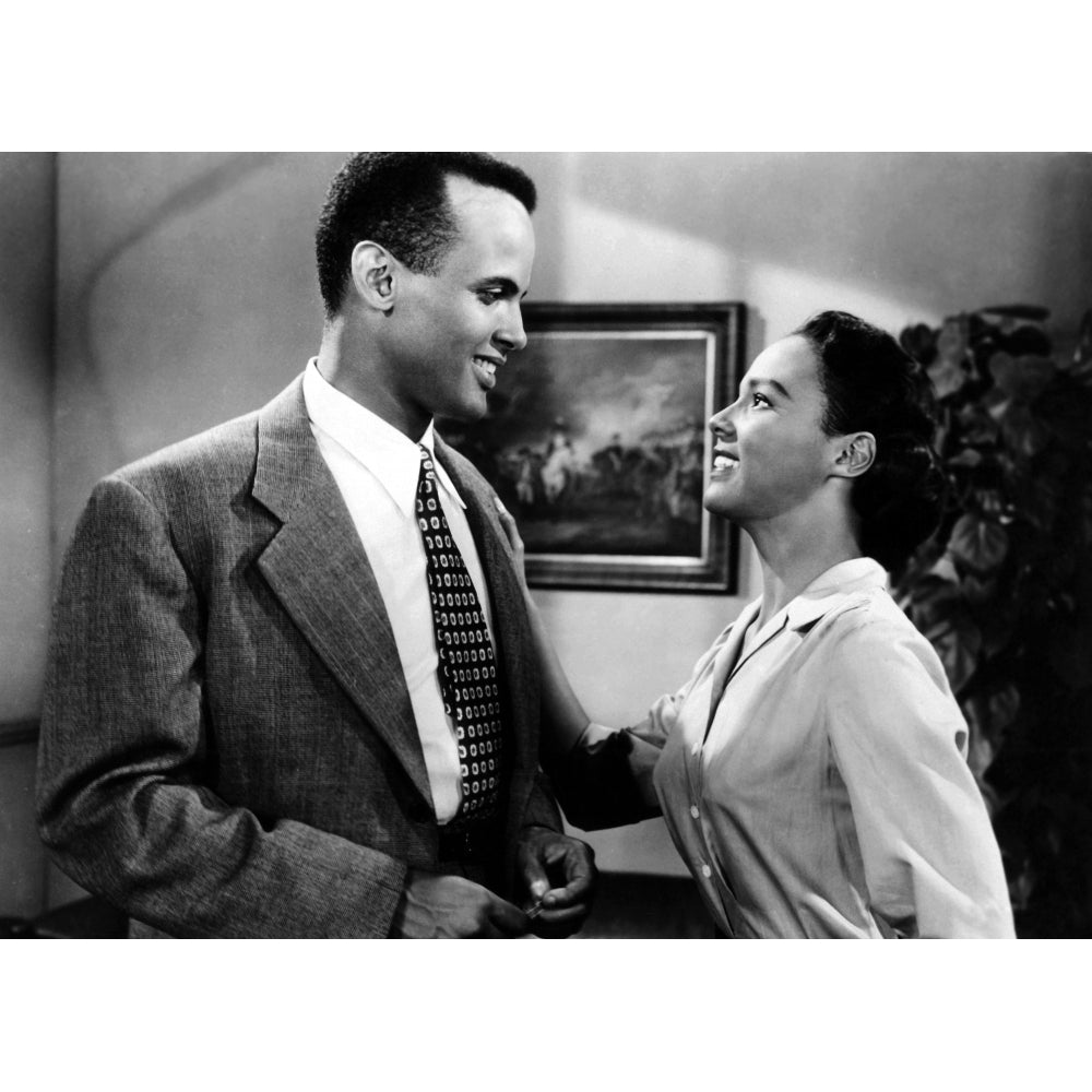 Bright Road From Left Harry Belafonte Dorothy Dandridge 1953 Photo Print Image 1