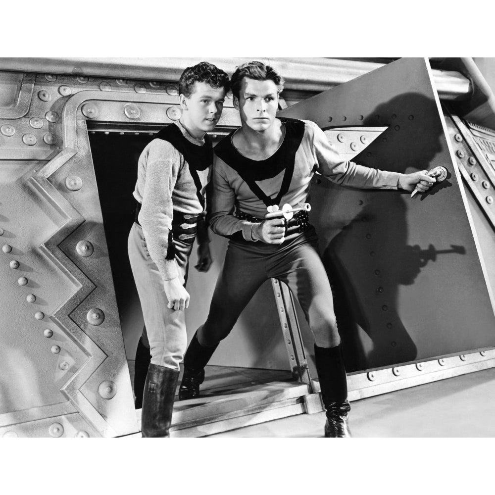 Buck Rogers From Left Jackie Moran Buster Crabbe 1939 Photo Print Image 2