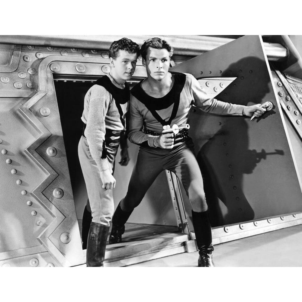 Buck Rogers From Left Jackie Moran Buster Crabbe 1939 Photo Print Image 1