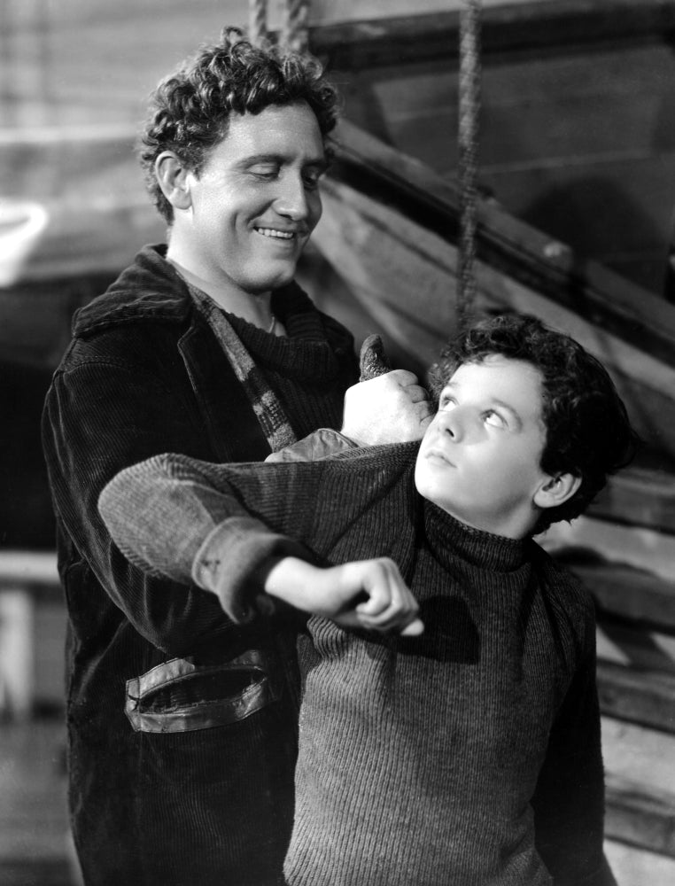 Captains Courageous Spencer Tracy Freddie Bartholomew 1937 Photo Print Image 1