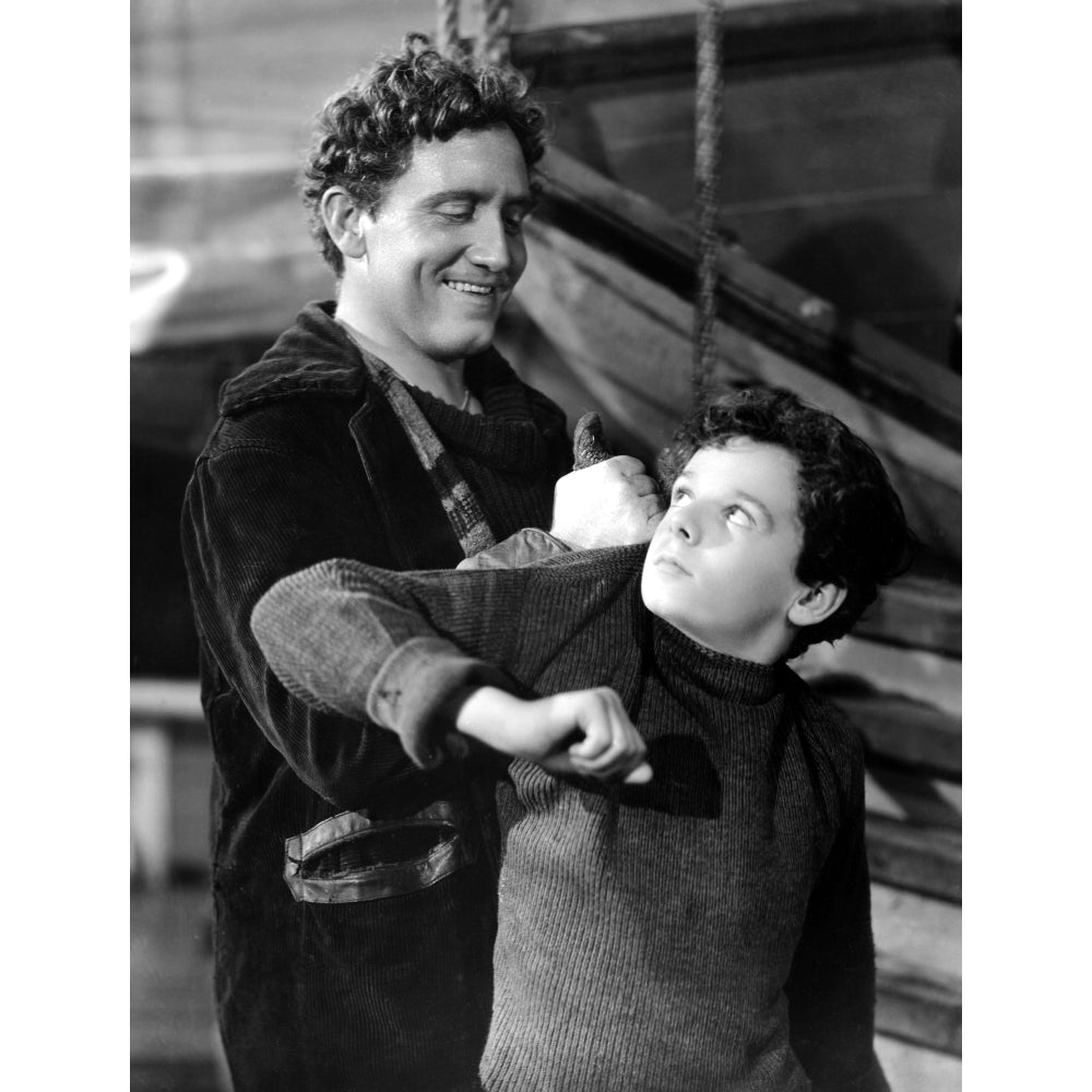 Captains Courageous Spencer Tracy Freddie Bartholomew 1937 Photo Print Image 2